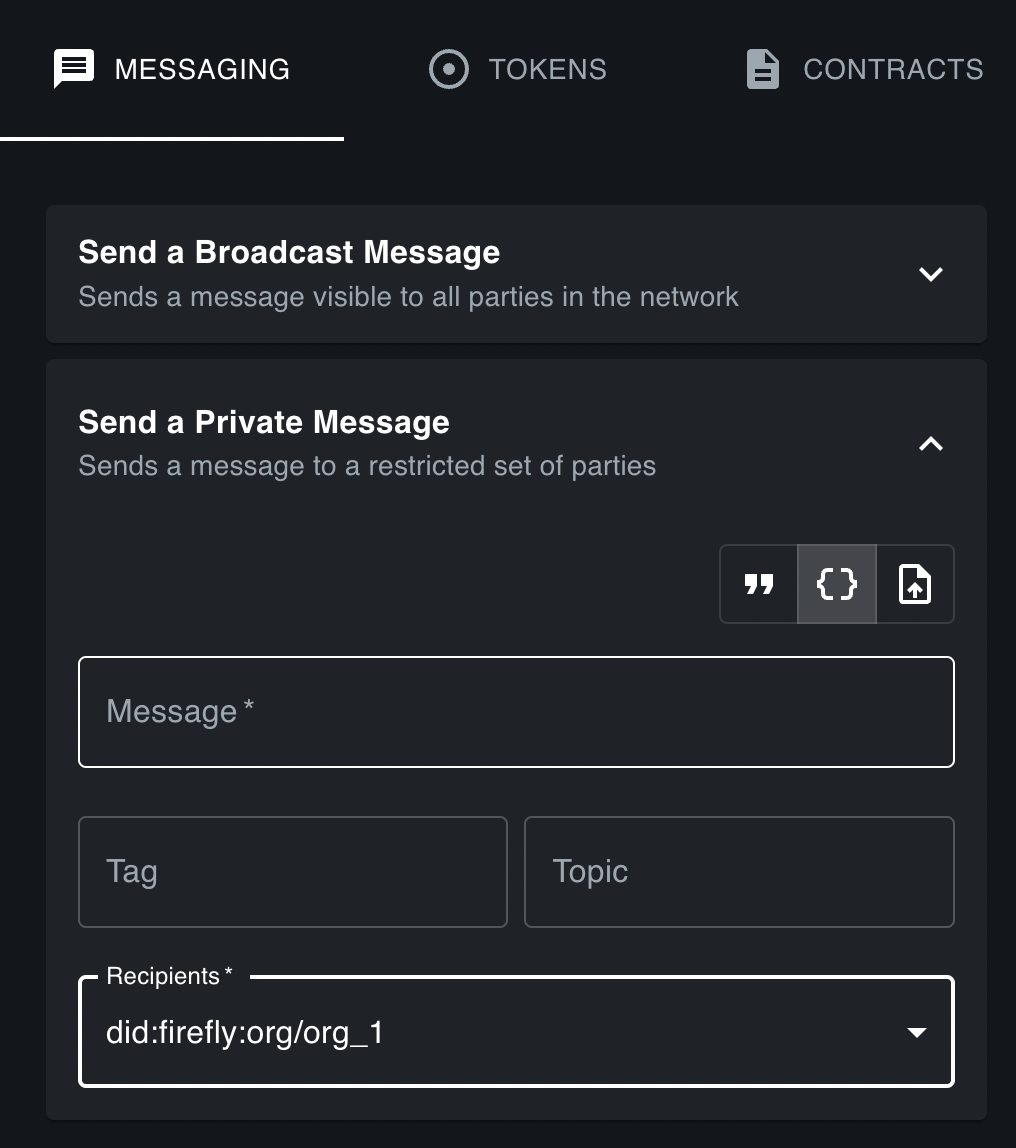 Private Message Broadcast